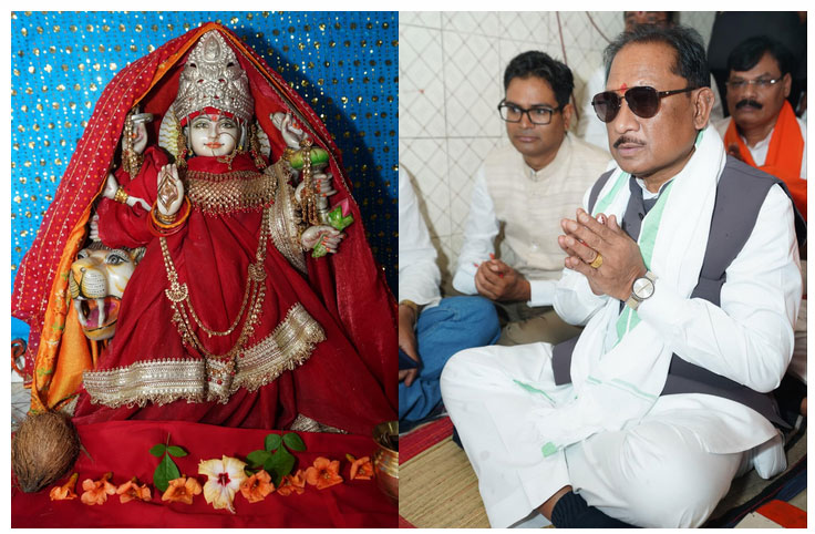 सुशासन तिहार के दौरान मुख्यमंत्री विष्णुदेव साय पहुंचे कोसला धाम