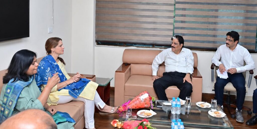 राज्य नीति आयोग और यूनिसेफ के बीच उच्चस्तरीय बैठक